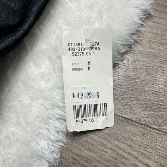 Le Chateau Nightgown Lingerie Satin Slip Dress Black Size Medium New With Tag - Picture 8 of 8